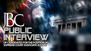 JBC Public Interview for Associate Justice - AM