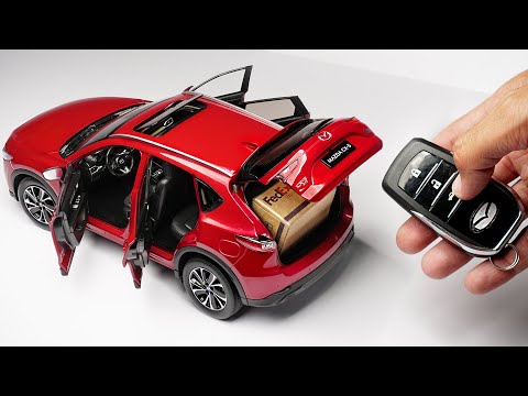 unboxing of mazda cx 5 118 scale  super realistic diecast model