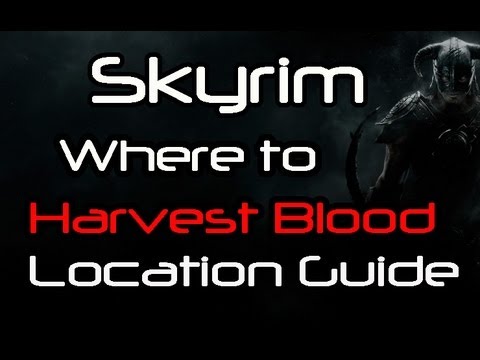 how to harvest elf blood in skyrim
