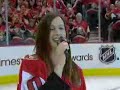 Ottawa fans singing national anthem + huge flag Ottawa fans singing national anthem + huge flag