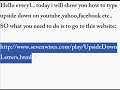 How to type upside down on youtube,myspace,twitter etc. How to type upside down on youtube,myspace,twitter etc.