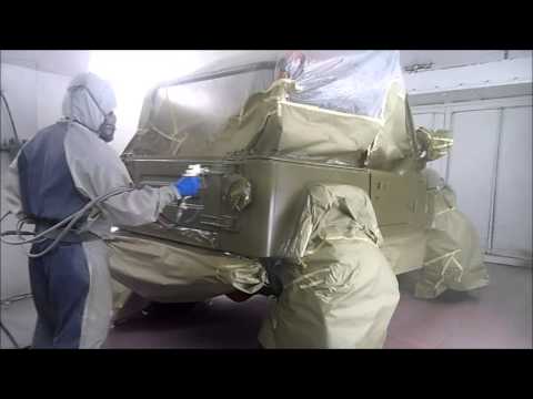how to paint a jeep od green
