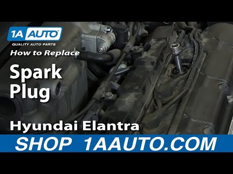 How To Replace Change Install Spark Plugs 2001-06 Hyundai Elantra 2.0L