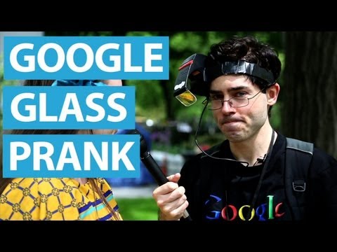 Prank - Google Glass isn't the first wearable tech on the block. We got our hands on an R-Zone - a crappy, head-mounted gaming platform from the 1990's - and told pe...