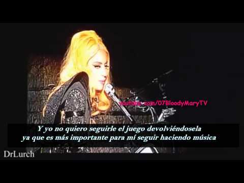 Lady Gaga le responde a los haters (Sub Español)