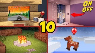 10 Secret Minecraft Builds You Can Build As well! - Tutorial #2