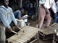 these are family members of the late gyil master kakraba lobi. they are birifor people from tuna in the northern region of ghana. this was filmed at their kiosk at the arts council on high street accra, ghana where they make and sell these xylophones.
