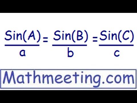 how to use the law of sines