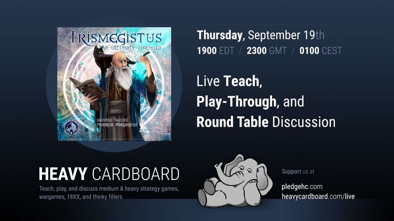 Trismegistus 4p Teaching & Play-through by Heavy Cardboard