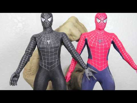 Spider-man 3 Hot Toys Black Suit Spider-man With Sandman Diorama 1/6 Scale Figure Review - RepeatYT - Twoje utwory w petli!