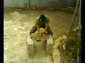 Spartan soldier breaking brik