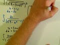 Trigonometric Substitution - Example 3 / Part 1 Trigonometric Substitution - Example 3 / Part 1