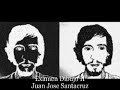 video del proceso del dibujo de la sombra de unos zapatos hechos con piedras y como soporte el pasto, hecho por juan jos� santa cruz correa