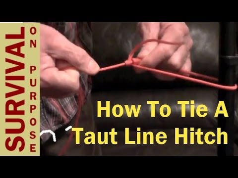 how to taut line hitch
