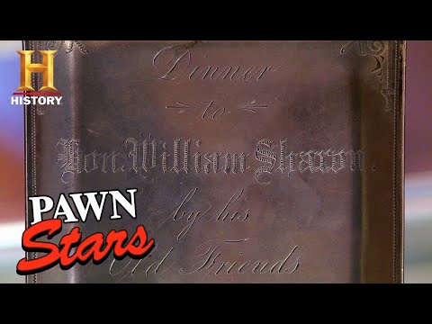 Pawn Stars: CRAZY HIGH ASKING PRICE for Antique Silver Menu (Season 13) | History