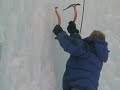 Ice climbing in East Jordan, MI Ice climbing in East Jordan, MI