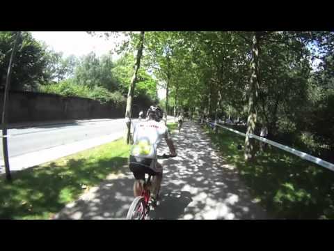 24h MTB Race Duisburg Germany Grant Potter & World Champion Crash 24h MTB Race Duisburg Germany Grant Potter & World Champion Crash