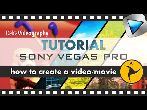 TUTORIAL: CÓMO crear y editar vídeos con Sony Vegas Pro 10, 11, 12 y 13 para principiantes