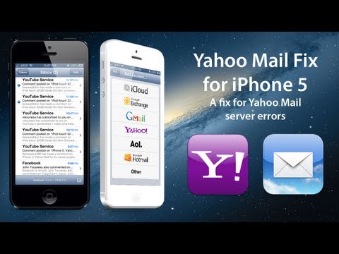 iPhone 5: Yahoo Mail Fix for server problems