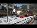 OEBB/FS 6 Brenner : Changement de machine ; freight train OEBB/FS 6 Brenner : Changement de machine ; freight train