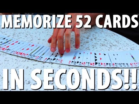 cards - Trick people into believing you can memorize an entire deck of cards within 30 seconds! Free Audible Download: http://audible.com/disturbreality I learned th...