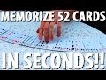 Memorize 52 Cards Within Seconds!!