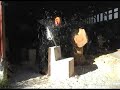 Chainsaw sculpture chair Chainsaw sculpture chair