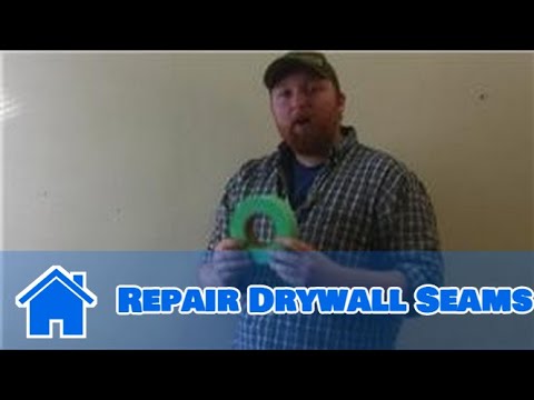 how to repair loose drywall tape