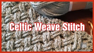Iedereen kan haken© Celtic Weave Stitch Crochet Keltische Weefsteek different languages subtitled