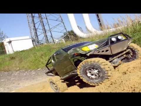 Axial Racing SCX10 Honcho sand pit.