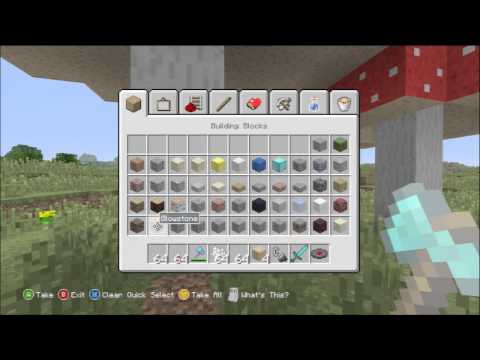 how to harvest mushroom blocks in minecraft pe