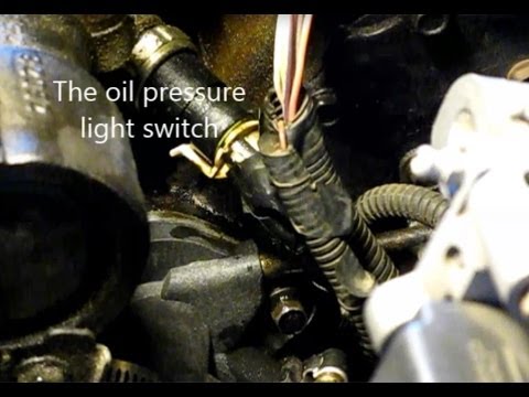 How to repair an oil leak at the oil light switch on a 2.4L GM Pontiac Grand Am