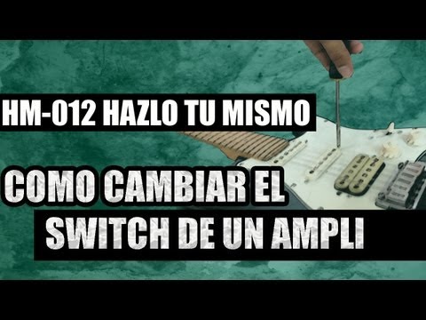 Como cambiar el switch de encendido a un amplificador