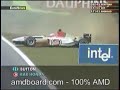 Intel smashed twice in formula 1 race Intel smashed twice in formula 1 race