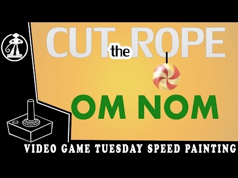 how to paint om nom