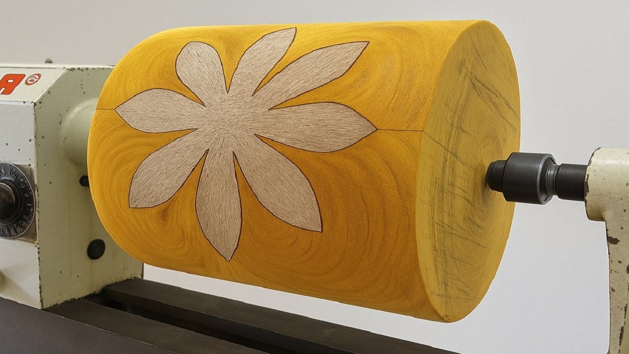 Amazing Woodturning Crazy – A Unique Segment With Blooming Petals On Wood Lathe Amazing Woodturning Crazy – A Unique Segment With Blooming Petals On Wood Lathe