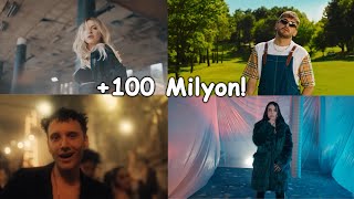 100 Milyon İzlenmeyi Geçen Türkçe Şarkılar  