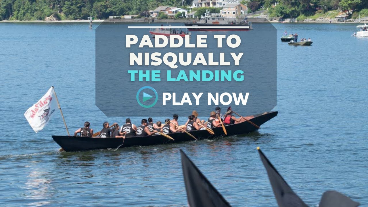 Paddle to Nisqually  - The landing