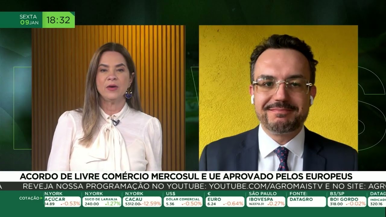 Acordo de livre comércio Mercosul e UE aprovado pelos europeus