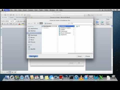 how to recover an unsaved word document on a mac