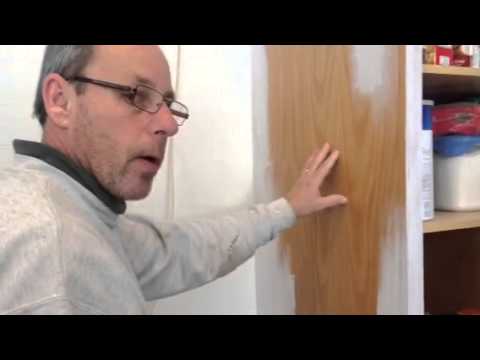 how to paint a varnished door