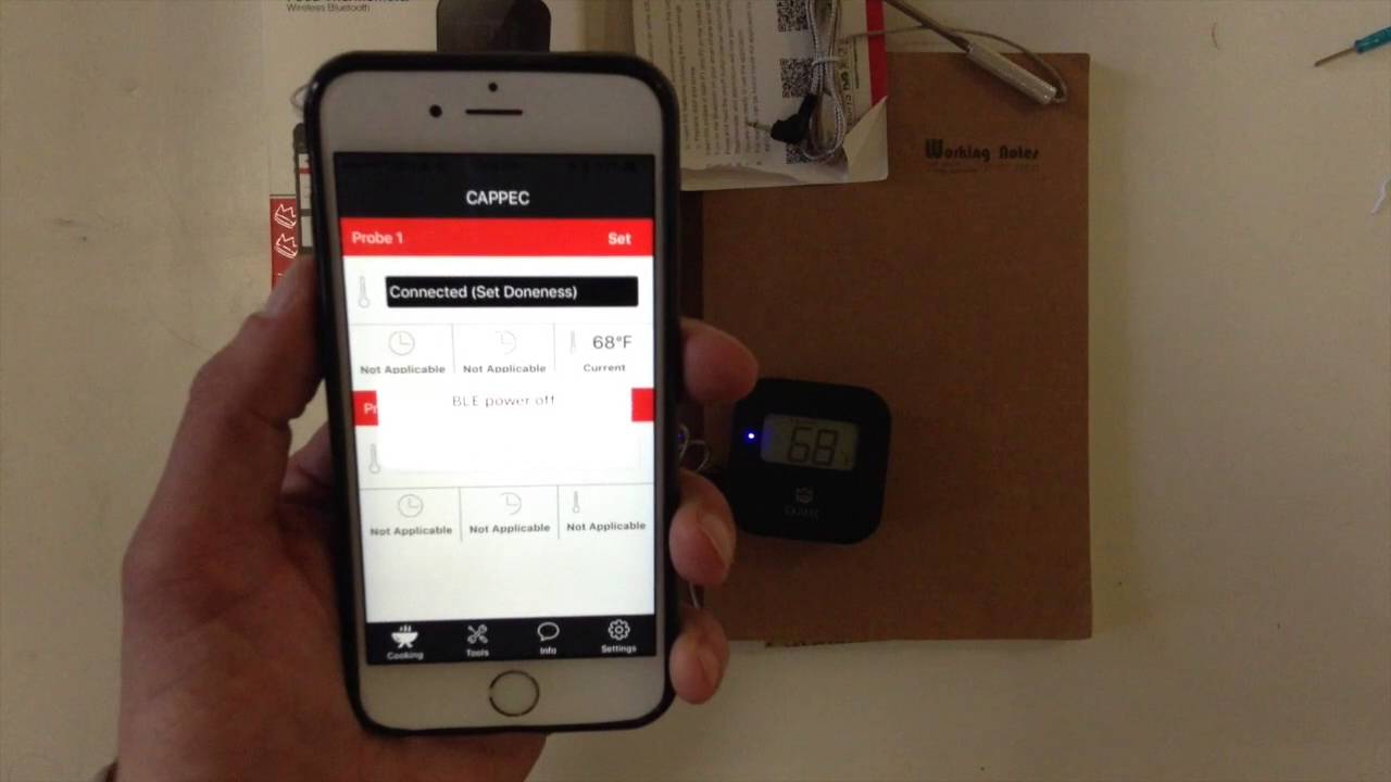 Cappec // Bluetooth BBQ Thermometer // Blaze video thumbnail