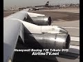 http://www.henrytenby.com/dvd.htmlFilmed from the best seat in the house on a Boeing 720... just by the engines. In this clip by we're departing PHX. Videographers Henry Tenby and Anthony Hickey from AirlineHobby.com DVDs visited Honeywell's Boeing 720 flight test operation in Phoenix in early February, 2007. Over 16 hours of SD and HD video footage was shot during the visit, which will be released by AirlineHobby.com DVDs during 2007 as a Honeywell 720 Tribute DVD. High Definition DVDs of this historic aircraft and unique operation will also be released in due course. Honeywell's 720 is scheduled for retirement in late 2007.