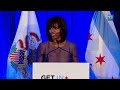 First Lady Michelle Obama Speaks at Meeting to Address Youth Violence 