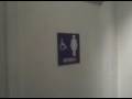 creepy guy in womens bathroom