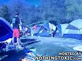 Drunk Idiot Bike Ramp Attempt Epic Faceplant