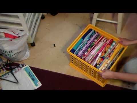 how to organize fabric
