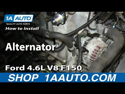How To Install Replace Alternator 2004-08 Ford 4.6L V8 F150