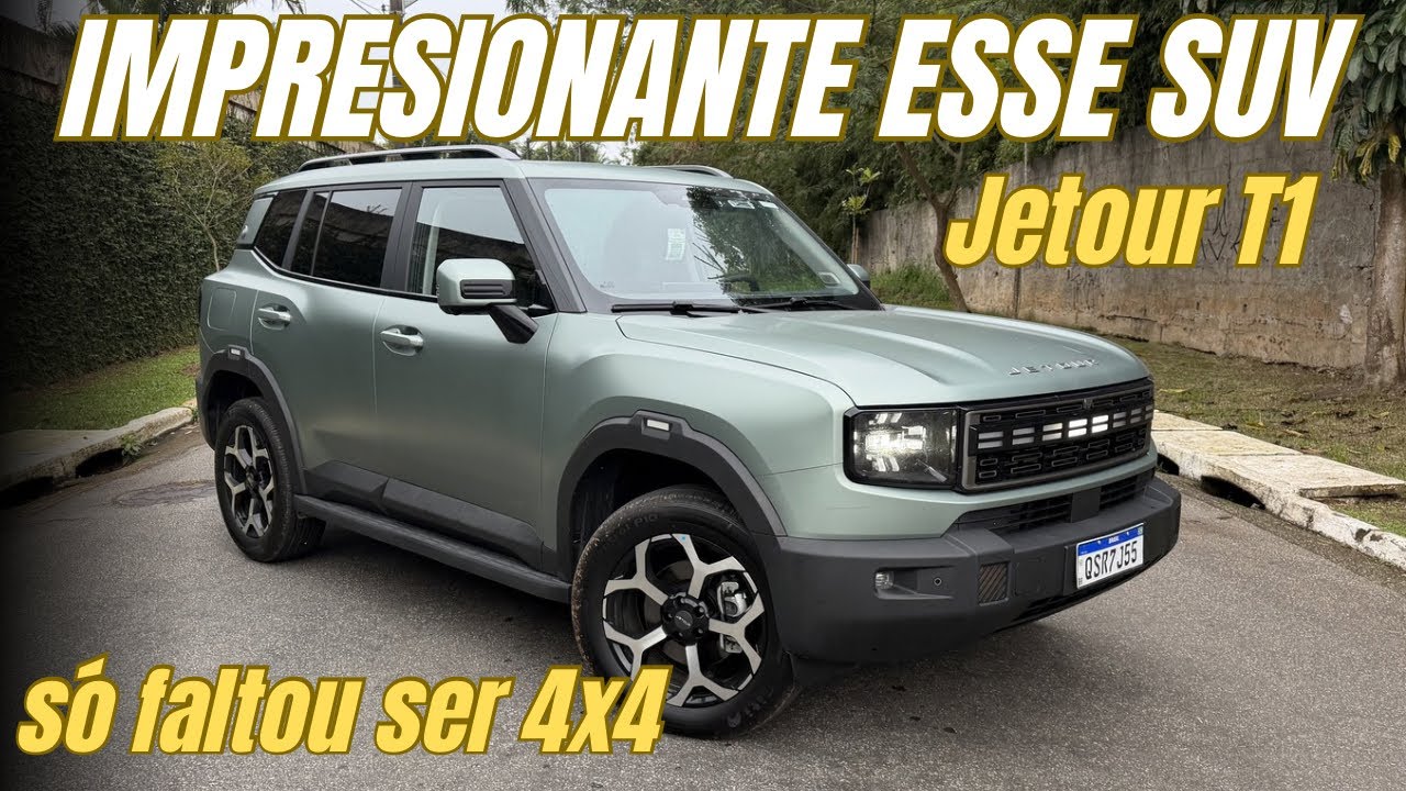 JETOUR T1: IMPRESSIONANTE ESSE SUV HÍBRIDO! Só faltou ser 4x4
