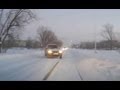 Video: Head On Collision On Snowy Road